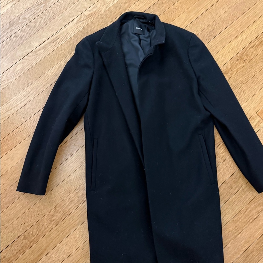 Theory Black Trench Coat